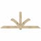 Ekena Millwork Redmond Rough Sawn Timber Gable Bracket, Douglas Fir, 96"W x 40"H x 4"D x 6"F, 10/12 Pitch GBW096X40X0406RED00RDF - alternate 1
